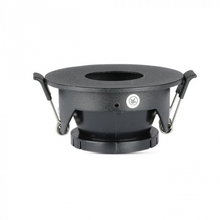 Carcasa Spot GU10, Negru, IP20, Rotund [1]