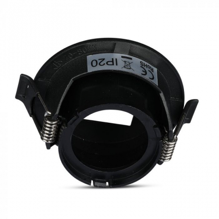 Carcasa Spot GU10, Negru, IP20, Rotund [3]