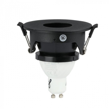 Carcasa Spot GU10, Negru, IP20, Rotund [4]