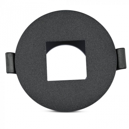 Carcasa Spot GU10, Negru, IP20, Rotund [1]