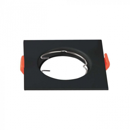 Carcasa Spot GU10, Negru, Patrat, IP20, Montaj Incastrat, Set 2 bucati [1]