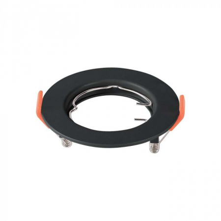 Carcasa Spot GU10, Negru, Rotund, IP20, Montaj Incastrat, Set 2 bucati [1]