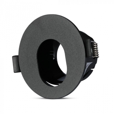 Carcase Spot - Carcasa Spot GU10, Negru, Rotund, IP20, Rotund