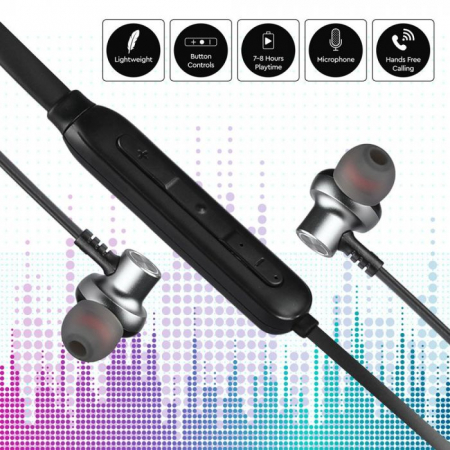 Casti Bluetooth, Negru [5]