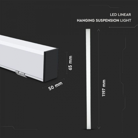 Corp Liniar LED V-TAC, 40W, 4000K, IP20 [3]