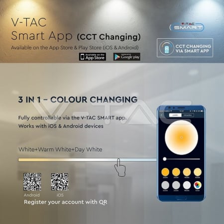 Downlight LED 10W Bluetooth Dimabilă și Rezistentă la foc ramă schimbabilă IP65 [3]