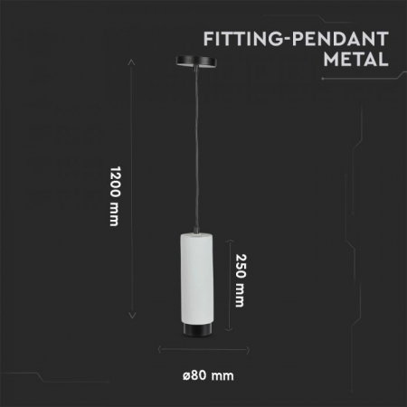Fitting din Gips & Ciment V-TAC, Suspendat, Soclu GU10 [1]