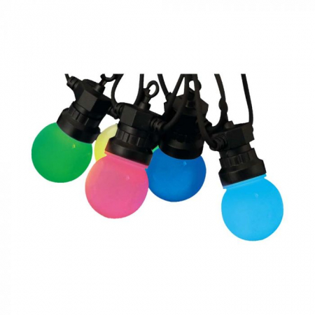 Iluminat Exterior - Ghirlandă cu Becuri LED Stecher EU RGB