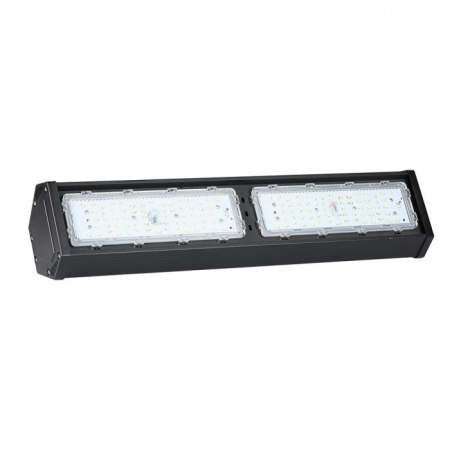 LED Highbay - Highbay Linear LED V-TAC,  Cip SAMSUNG,  100W,  Corp Negru,  4000K