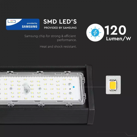 Highbay liniar LED V-TAC, 200W, Cip Samsung, 120lm/W, 5 ani garantie [5]
