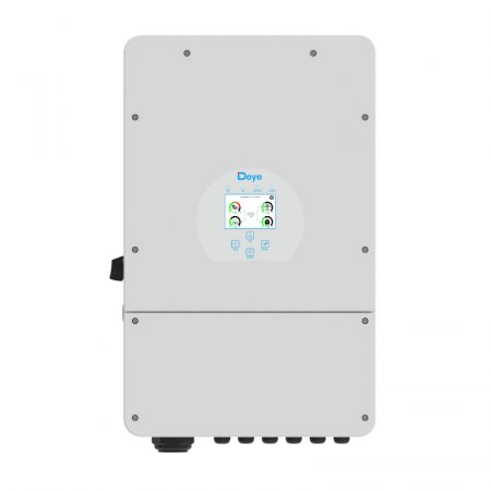 Invertoare Solare - Invertor Deye SUN-10K-SG02LP1-EU-AM3 10kW, IP65, Monofazat, Hibrid, 10 ani Garantie, Display LCD, Intrare pentru Generator, Low Voltage