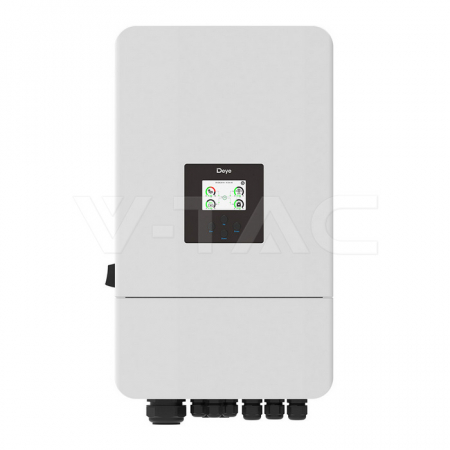 Invertoare Solare - Invertor Deye SUN-10K-SG05LP3-EU-SM2 10kW, IP65, Trifazat, Hibrid, 10 ani Garantie, Display LCD, Intrare pentru Generator