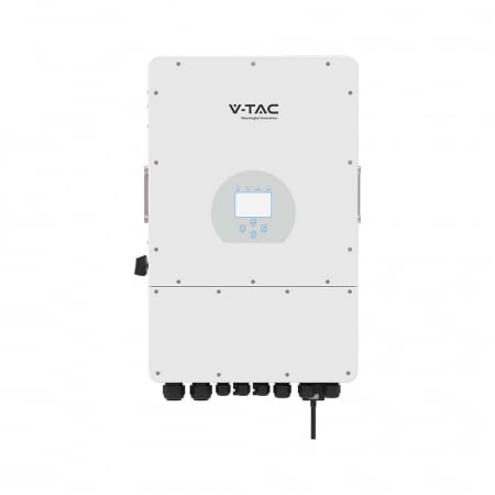 Promotii - Invertor Deye SUN-8K-SG04LP3-EU 8kW, IP65, Trifazat, Hibrid, 10 ani Garantie, Display LCD, Intrare pentru Generator