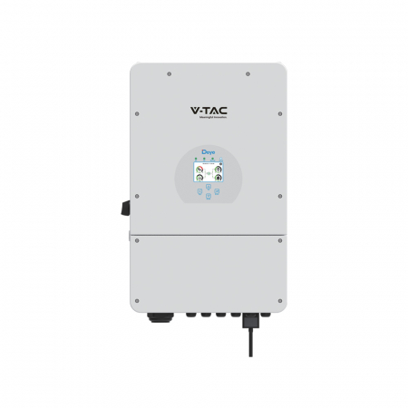 Invertoare Solare - Invertor Deye SUN-8K-SG05LP1-EU-AM2-P 8kW, IP65, Monofazat, Hibrid, 10 ani Garantie, Display LCD, Intrare pentru Generator - Deye