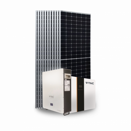 Kit Fotovoltaic - Kit Fotovoltaic 5kW, Monofazat, OFF-GRID cu Baterie 5kW