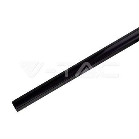 Accesorii Bandă LED - Kit montaj din aluminiu pentru banda LED negru colţ 2000x19x19mm