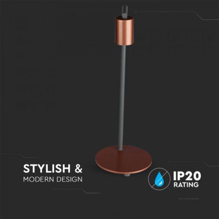 Lampa de birou V-TAC, Soclu E27, Cu intrerupator [3]