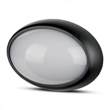 Aplici de perete - Lampă de iluminat plină pentru tavan de 12W LED Corp Negru IP65 alb cald