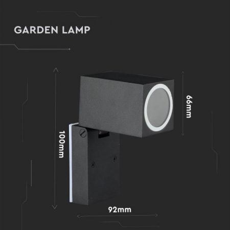 Lampa de perete din Aluminiu V-TAC, GU10, Ajustabil [4]