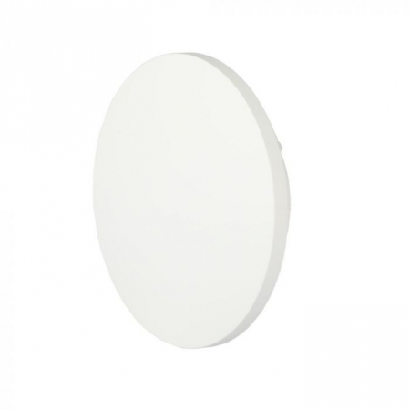 Lampa de perete,  Led, 5W, 3000K, IP65,  Rotunda, Alba [2]