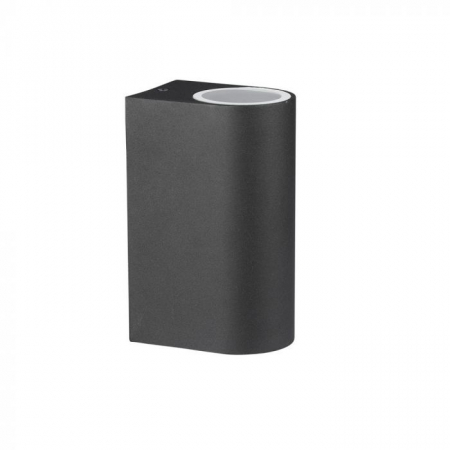 Aplici de perete - Lampa de perete LED V-TAC, GU10, IP44, Lumina sus-jos