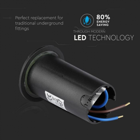 Lampa de scara LED V-TAC, 12V, 3000K, Montaj incastrat [5]