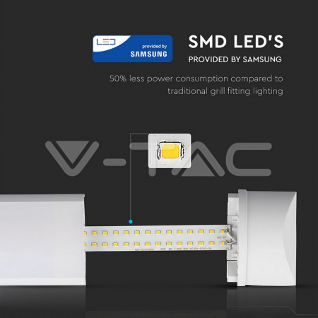 Lampă LED 10W Cip SAMSUNG 30cm 120LM/WATT 6500K [2]