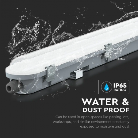 Lampa LED Industriala V-TAC, 18W, IP65, 60cm, 120lm/W, Cip Samsung, Dispersor Mat [3]