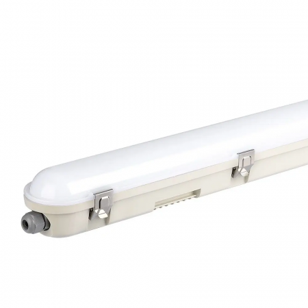 Lampa LED Industriala V-TAC, 48W, IP65, 150cm, 120lm/W, Cip Samsung, SS Clips, Dispersor Mat [0]