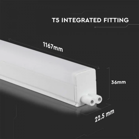 Lampa LED T5 V-TAC, 16W, Conectabila, Cip Samsung, 120cm, 5 ani Garantie [11]
