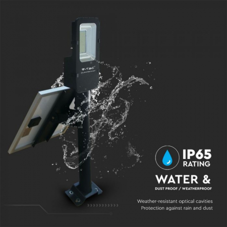 Lampa stradala cu panou solar, 50W, 4000K, IP65 [5]