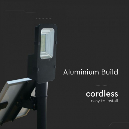 Lampa stradala cu panou solar, 50W, 4000K, IP65 [6]