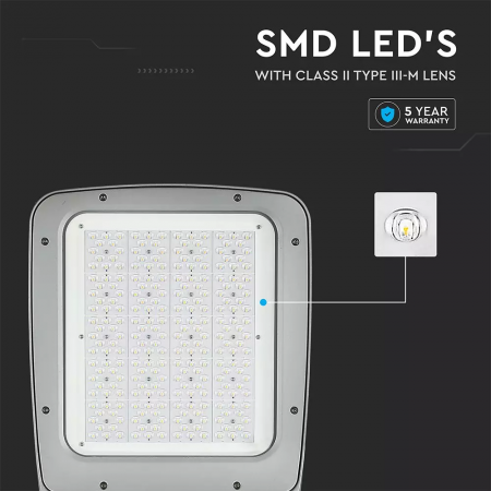 Lampa Stradala LED V-TAC, Cip SAMSUNG, 130lm/W, TYPE III-M LENS, 4000K [7]