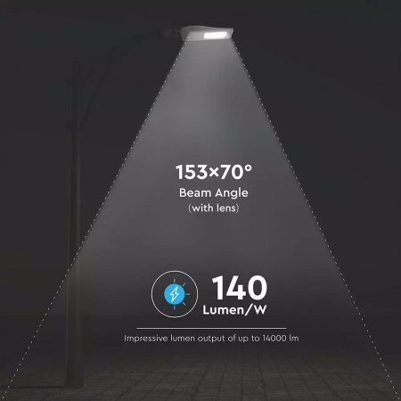 Lampa Stradala LED V-TAC, Cip SAMSUNG, 140lm/W, Driver Inventronics, 5700K [4]