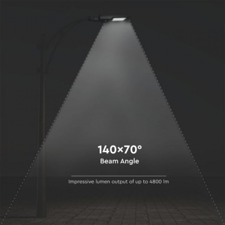 Lampa stradala solara V-TAC, 40W, 6000K, Senzor PIR [6]