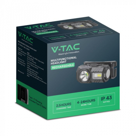 Lanterna LED 3W Pentru Cap Reîncărcabilă RGB IP43 [6]