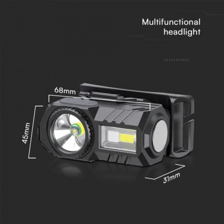 Lanterna LED 3W Pentru Cap Reîncărcabilă RGB IP43 [1]