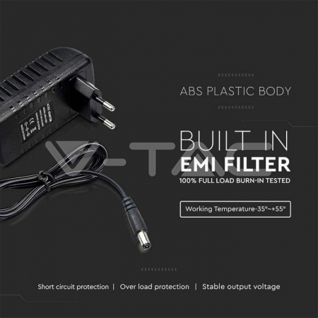 Sursă alimentare LED 30W 12V 2.5A Plastic IP44 [1]