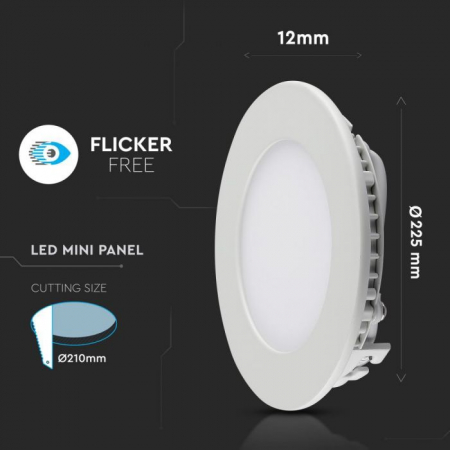 Panou LED 18W, V-TAC, Montaj Incastrat [2]