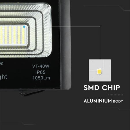 Panou solar 16W V-TAC, Proiector Led 4000K [6]