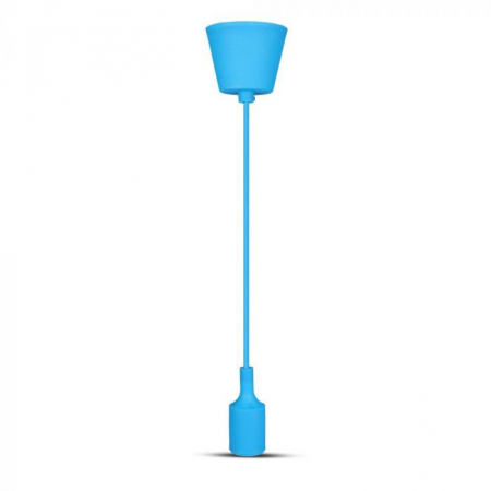 Pendul din silicon V-TAC, E27, Albastru [0]