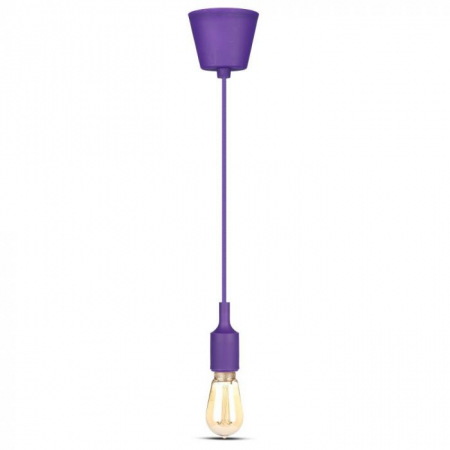 Pendule - Pendul din silicon V-TAC, E27, Violet