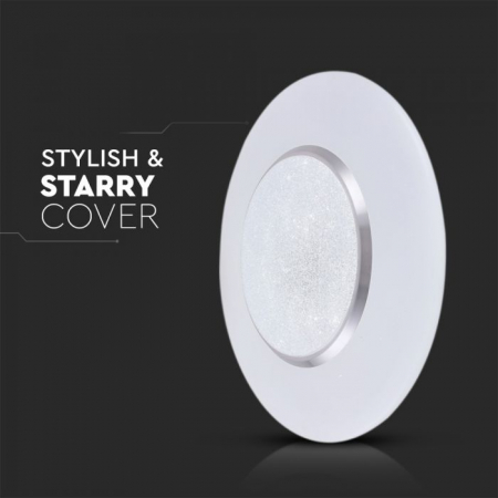 Plafoniera LED 3 in 1 cu telecomanda ,V-TAC ,Dimabila Rotunda [3]