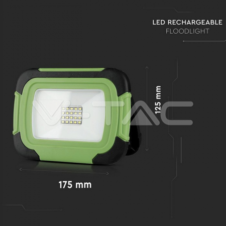 Proiector LED Reîncărcabil Cip SAMSUNG USB + SOS Funcție IP44 4000K [1]