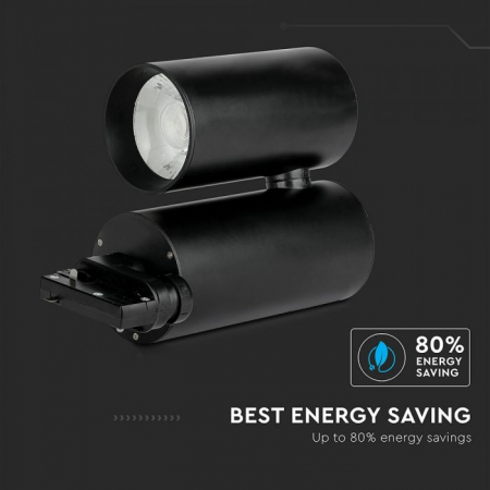 Proiector LED V-TAC, Montaj pe sina, 30W, 6400k [6]