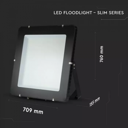 Proiector LED V-TAC Slim, 1000W, Cip SAMSUNG, 120lm/w, 120000lm [4]