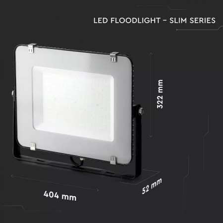 Proiector LED V-TAC Slim, 150W, Cip SAMSUNG, 120lm/w, 18000lm [4]
