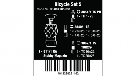 Set chei bicicleta WERA [1]