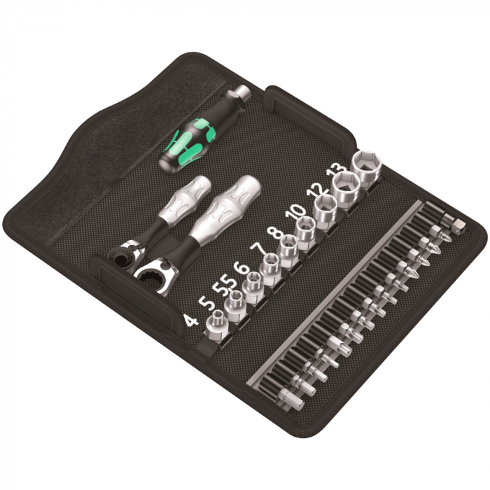 Scule si unelte Profesionale - Set unelte Kraftform Kompakt Zyklop Mini 2 cu tubulare si biti -  27 piese
