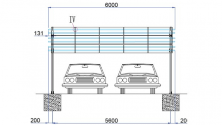 Sistem Solar Carport, Invertor 8kW, Stocare 20kW, Doua Masini [2]